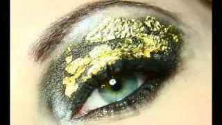 Makeup tutorial Trucco Capodanno Foglia d'oro