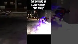 Spiderman epic dodge in slow-motion  -Spiderman PS5 video game