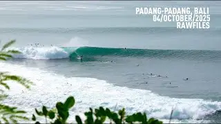 PadangPadang - West Swell - Deep Tubes - RAWFILES - 04/OCTOBER/2025