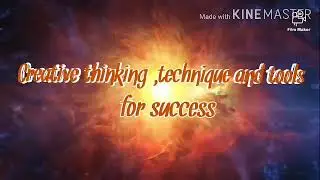 Mooc trailer of creative thinking, technique and tools for success