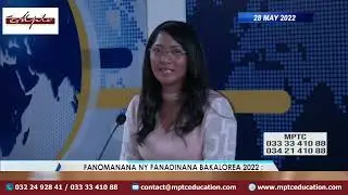 MPTC Education II TV Plus - Ny Vaovao.28.05.2022