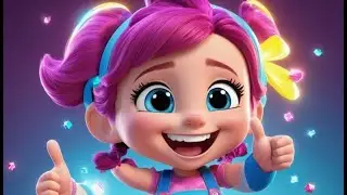 Rosie Robot Lights the Night | Glowing Robot Song for Kids | Bedtime Tech Rhyme for Toddlers