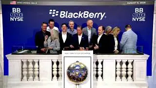 BlackBerry (NYSE: BB) Rings The Opening Bell&reg;