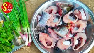 rohu machli sarso wala kaise banaye सरसों वाली रोहू मछली की करि mustard rohu fish curry🔥fish recipes
