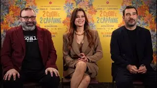 Due cuori e due capanne, l'intervista a Claudia Pandolfi, Edoardo Leo e Massimiliano Bruno