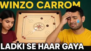 Winzo Carrom Game Me Ladki Se Haar Gaya 😭 | Sirf 2 Goti Dal Paya | Official Guddu