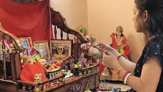 ছুটির দিনে প্রচন্ড ব্যস্ততার মধ্যে দিয়ে cleaning 🧹+breakfast+নিজের যত্ন+পূজো যে ভাবে করলাম 