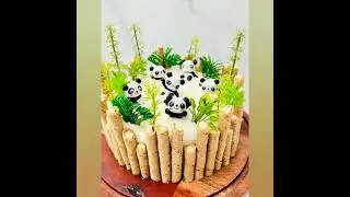Birthday Cake Ideas For Baby Boy And Baby Girls||Panda Cake Design||Birthday Cake Decorating Ideas