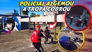 POLICIAL ALGEMOU O BRUNIN NA PRAÇA DO NADA | QRR DA TROPA E TROCAÇÃO - BKINHO RP CLIP'S