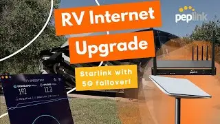 RV Internet Upgrade! Starlink with automatic 5G Multi-carrier backup