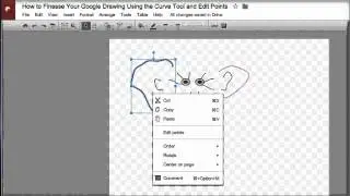 How to Finesse Your Google Drawing with the Curve Tool and Edit Points