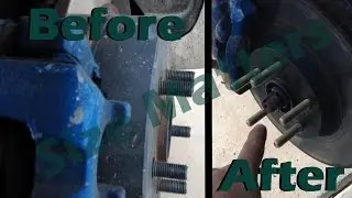 Installing Extended Wheel Studs On Scion Tc