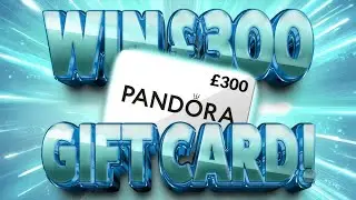 Winner of the &pound;300 Pandora Gift Card from Jamtastic