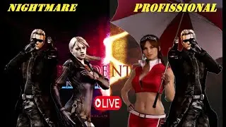 RE 5 - Night Terror - V2 Ultimate Wesker Boss Mod e Jill Boss Mod  - Profissional - Parte 2