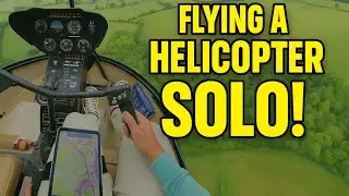 Helicopter Private Pilot Training Solo Cross Country - Nothing to see here except a landing