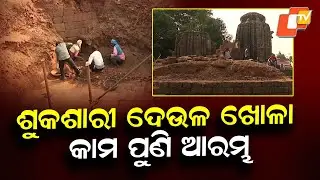 ASI Restarts Shukashari Deula Excavation in Bhubaneswar After Two-Year Gap