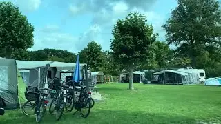 Drive tour along Terspegelt’s campsites facing the watersports lake #terspegelt #campinglake