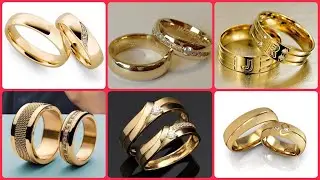 Trendy Stylish & Most Attractive Couple Gold Ring Design Collection 2020/2021