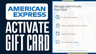 How To Activate American Express Gift Card In 2026