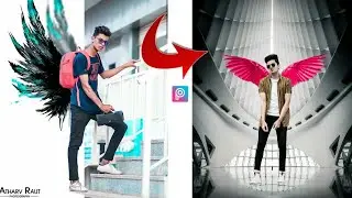 Instagram viral wings photo editing PicsArt wing creative editing tutorial