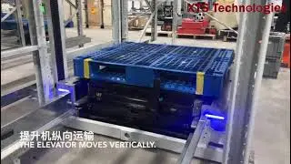 6 way shuttle for better faster efficiency ASRS system warehouse automation pallet in out solution