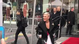 Pink gets star on Hollywood Walk of Fame
