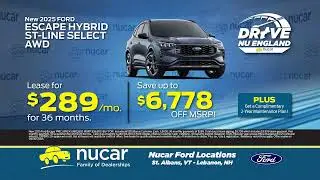 Drive Nu England at Nucar Ford of Lebanon & St. Albans today!