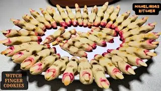 Halloween Witch Finger Cookies