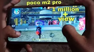poco m2 pro free fire gameplay test 2 finger/my first hand cam game play