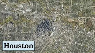 🇺🇸 GEOGRAPHY OF HOUSTON in 1 minute 🗺️