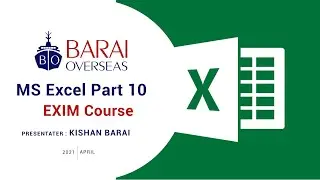 Part 10 - AI Automated EXIM via Outsourcing Excel Work: Excel Course for Startup Exporter & Importer