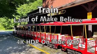 Train at Land of Make Believe | 4K HDR On-Ride POV