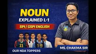 SPI & GSPI 2026 English | Noun Explained | Lecture 1 | Complete Grammar for Selection