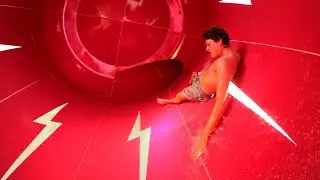 INSANE Funnel Body Slide! Crazy Cone at Aquapark Nysa