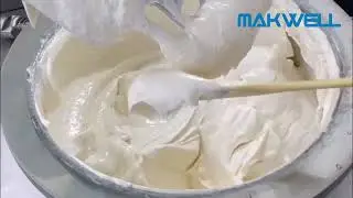 MAKWELL Mayonnaise Making machine with vacuum homogenizer
