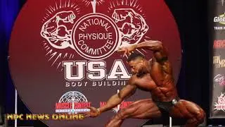 2019 IFBB Fitworld Pro: Men's Classic Physique Winner Marvin Cornejo.