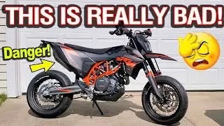 ПЛОХИЕ СВЕДЕНИЯ О МОЕМ СУПЕРМОТО KTM 690 SMC R 2024 ГОДА