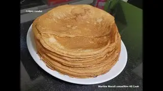 R&eacute;alisation de cr&ecirc;pes rondes &agrave; la po&ecirc;le ou rectangulaires avec les grills All Clad 1