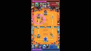CRAZY CLOSE CLASH ROYALE GAME - HOG LUMBERJACK CYCLE DECK
