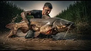 INSANE River Monster Catch! Giant Fish Fight in Muddy Waters!