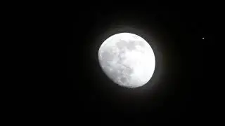 International Space Station Crossing The Moon 25th March 2021 (4K)