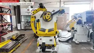 3 In 1 Coil Feeding Line GLK4-600SF For Metal Stamping