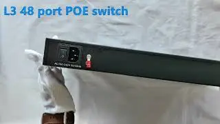 10Gbps 48-ports L2/L3 Management Network PoE Ethernet Switch