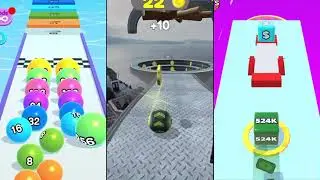 Ball Run 2048 vs Going Balls vs Jelly Run 2048 Gameplay Comparison (Part-2)