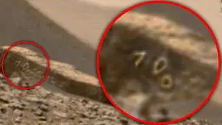 Number 100 on a Martian rock? (Strange Anomaly of Mars part 58)