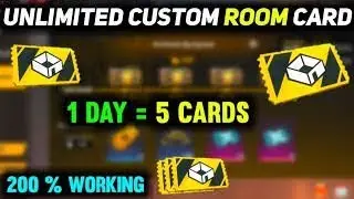 Free fire 🔥 free custom card trick 💯%working