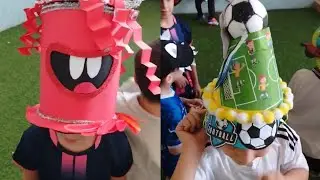 Students enjoy this Crazy Hat Day