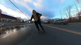 Inline Skating my Suburban Commute