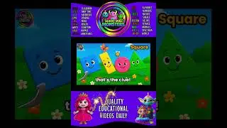 Circle, Square, Triangle, Rectangle | Spot a Shape | Magic Mini Monsters #magicminimonsters