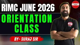 RIMC June 2026 New Batch Orientation by Suraj Sir | Start Your Journey #rimc #doa #defence